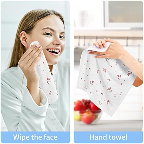 Комплект кърпички за миене на съдове ALAZA Сладко Small Flowers (l2) - Опаковка от 6 Памучни кърпички за лице,