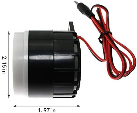 Maxmoral 1 комплект за постоянен ток 12 В 120 db пьезоэлектронный звуков сигнал на кабелната сирени за домашна аларма