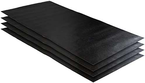 Индустриална подплата за телени стелажи - Заредете пластмасови подложки за стелажи за съхранение, черни, Размер стеллажа 77x24x78
