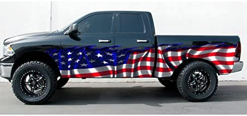 Стикер за автомобил с флага на САЩ, Стикер За автомобил с Флага на САЩ, Стикер за автомобил с флага на САЩ, Графика на