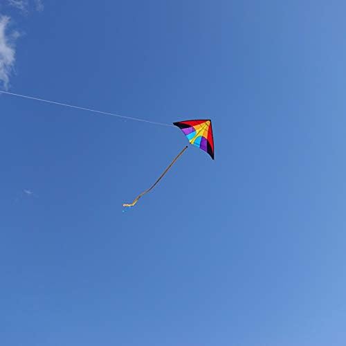 въздушен змии emma kites Holiday Delta, удобен по време на полет, е предназначен за всички начинаещи, деца и възрастни, с въдицата, за хвърчило, опашка на хвърчило, чанта за хвър