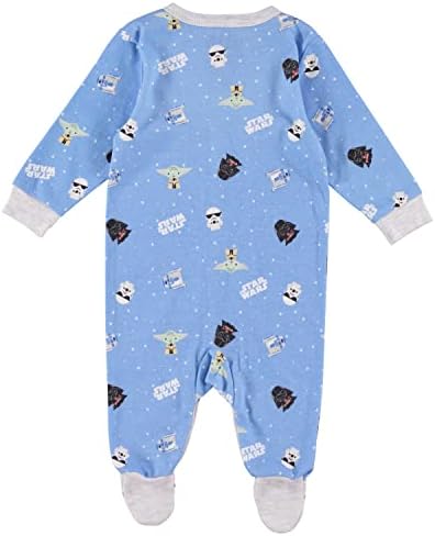 Пижамный гащеризон за малки момчета на Междузвездни ВОЙНИ: Мандалорец С участието на Детски Йоды - Детски пижами