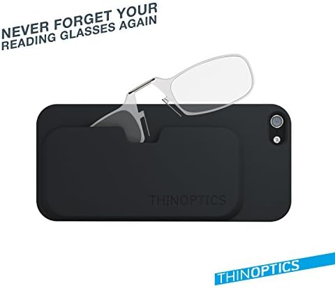Тънък калъф ThinOptics за iPhone + Правоъгълни Очила за четене