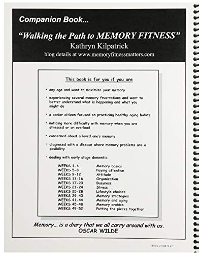 AliMed Memory Fitness Guide / Toolkit, Memory Toolkit Fitness