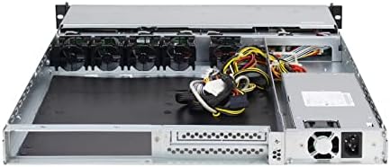 Сървър за съхранение на данни с възможност за гореща замяна, с 4 отделения на шасито 1U, интегративен такса 6 GB /SATA, Стандартен захранващ блок с мощност 500 W, Празно шаси