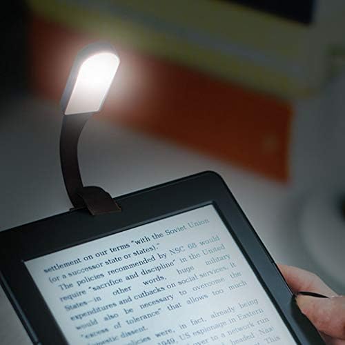 FUTENI Мини Led фенерче С батерии За четене за една Нощ Гъвкава Акумулаторна Сензор за Светлина Книга Скоба Led