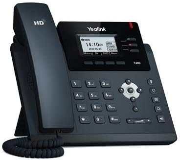 IP телефон Yealink SIP-T40G 3-Lines HD Voice с блок захранване PS5V1200US 5V