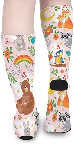 Чорапи WEEDKEYCAT с Чудесни Животни за мама и малко дете, на Новост, Ежедневни Чорапи със Забавна Графичен