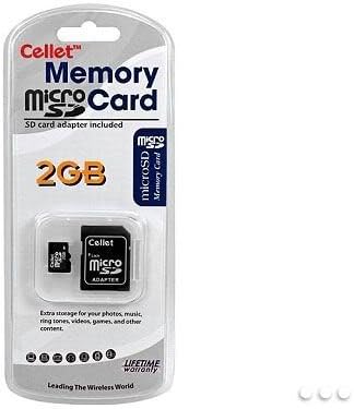 Cellet 2GB microSD карта за смартфон на Microsoft KIN ONE GSM с потребителски флаш памет, висока скорост на