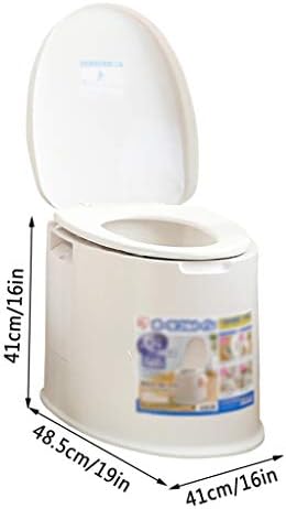 Преносим тоалетна GLJ Преносими Тоалетни за бременни жени, Тоалетни за кемпингового туризъм, с Отделения за съхранение и