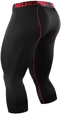 Мъжки Компресия Панталони NELEUS Dry Fit, Гамаши за тренировка и Бягане