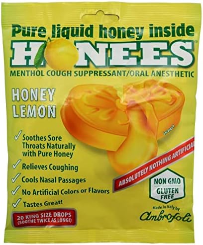 Honees Капки за кашлица 3 на Вкус Мед + Лимон + евкалипт 3 Опаковки Само на 60 капки