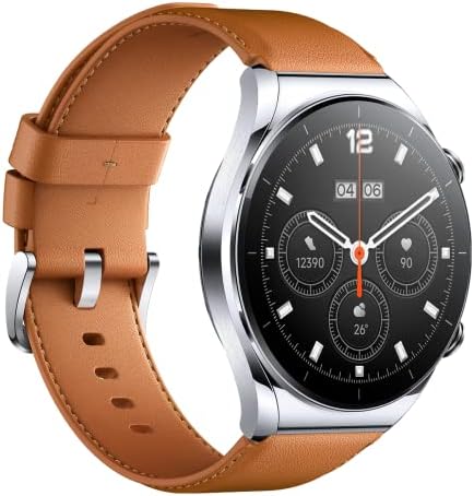 Xiaomi Watch S1, Сапфирен кристал, Корпус от неръждаема стомана, 1,43 AMOLED дисплей, двойна лента GPS, Кожена