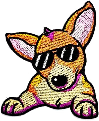 Kleenplus 3 бр.. Сладко кученце Corgi, бродирани желязна нашивка за костюми, пришитая на дънки, якета, шапки,