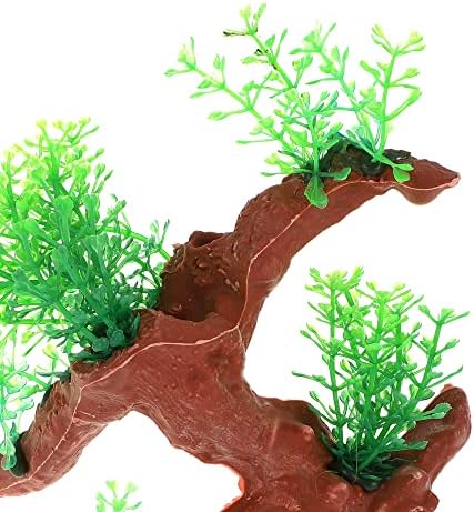 VOCOSTE, 1 бр., аквариумное пластмасово растение, дърво, имитирующее аквариум, пластмасови растения за декорация
