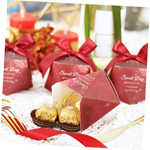 Operitacx 20pcs Кутии за подаръци Cajas De Regalo, Кутии Подарък за Сватба, Хартиена Кутия шоколадови Бонбони, Кутии
