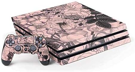 Игри кожата Skinit Decal, Съвместим с конзола PS4 Pro и комплект контролери - Оригинален дизайн с цветен модел от розов