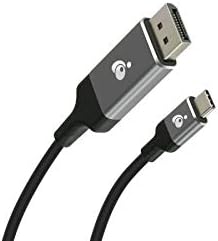 Кабел IOGEAR USB-C (M)-DisplayPort (M) дължина от 6 фута - 8K 60 Hz - Съвместим с Thunderbolt 3 - G2LU3CDP22