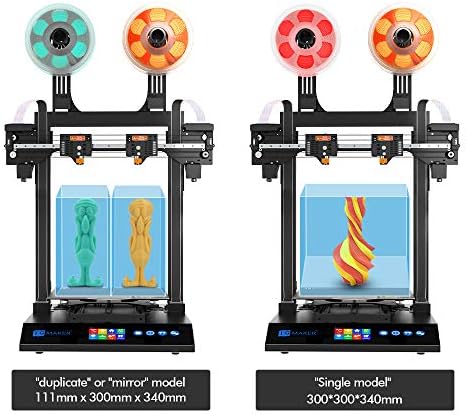 JGMAKER Голям 3D Принтер Artist-D Pro IDEX Двойна Екструдер 3D Принтери S Екструдер с Директно Задвижване с Линеен