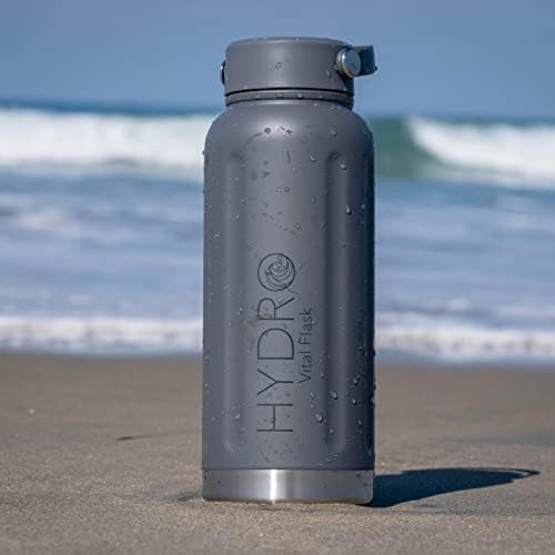 Бутилки за вода, HYDRO H2O от неръждаема стомана с дръжка 25 унции | 32 грама, Запечатани Вакуумна изолация, Метални