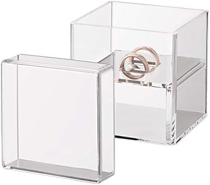 Алтернатива на възглавницата-пръстена от прозрачна акрилна кутия Lillian Rose, 1 Брой (опаковка от 1)