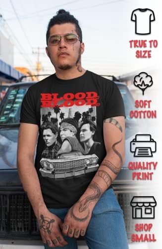 ShirtBANC Мъжка Риза Blood in Blood Out Тениска с агресивни култура, в която рискуват живота си Ватос Локос Микло Пако