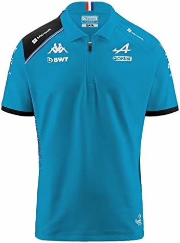 Риза с къси ръкави на мъжкия отбор Alpine Racing F1 2023 Син цвят