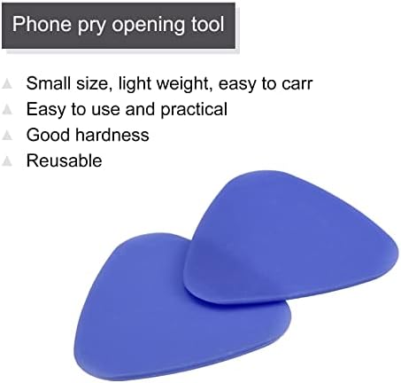Инструменти за Отваряне на телефон MECCANIXITY Пластмасови 10шт Тъмно Синьо с Дебелина 1 мм за Ремонт на LCD екрана на Мобилен