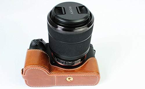 Изкуствена Кожа Половината Камера Калъф Чанта за Sony Alpha A7 II/A7R II/A7S Mark II/A7II A7RII A7SII