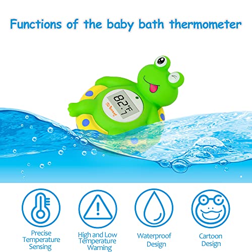 Термометър за детска баня Намалявам Yearning Upgrade със Стайна температура | по Фаренхайт и Целзий | Прекрасна