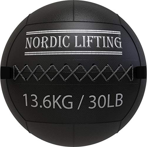 Nordic Lifting Wall Ball 30 паунда, в комплект с Обувки Venja Размер на 10.5 - Бял