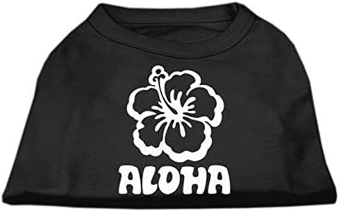 Тениска Mirage Pet Products Aloha с Флорални Принтом, Голяма, Зелена