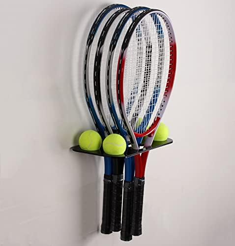 WANLIAN Tennis Stroage Стенен Държач за Стелажи, Органайзер за съхранение на Топки за Тенис, Органайзер за съхранение