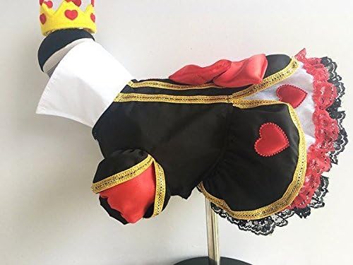 Костюм Puppe Love Dog Кралско рокля на Кралицата на Сърцата и Короната на Героя в Страната на Чудесата (Размер 1)