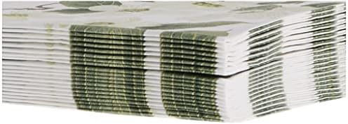 Лечение Хартиени кърпички за коктейли Caspari White Цвят, опаковка от 20 броя