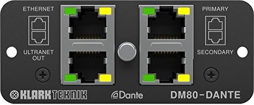 Модул разширение на Daniel Teknik Dante с 16 x 32 канали, повече аудиосетью ULTRANET и връзка по Ethernet