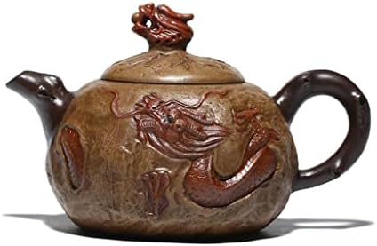 Чайник LEIGE Xishi, порцеланов чайник, кана с лилав пясък, домакински кана с един гърнето, чай с ръчно рисувани