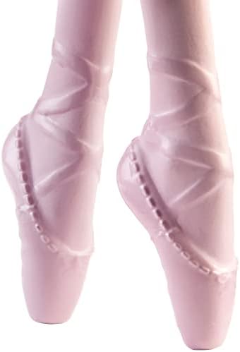 Кукла-балерина Барби Дрехи Балерина, опаковка обувките си с изваяни пръсти и ръце в балетна поза за деца
