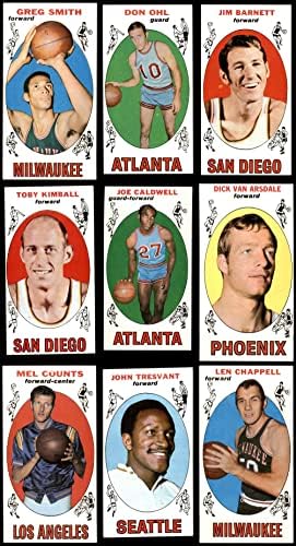 1969-70 Topps Баскетбол и Почти пълен комплект (Баскетболен комплект), БИВШ+