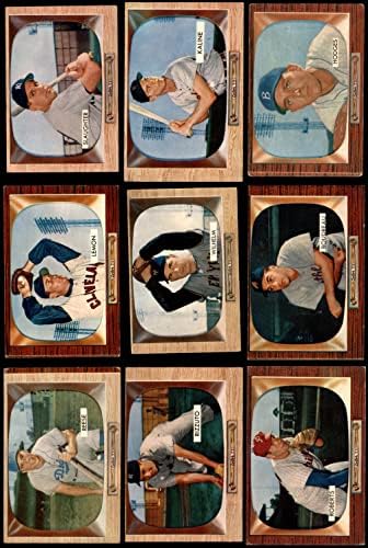1955 Играта Боуман Почти в пълен комплект (Baseball Set) VG/EX+