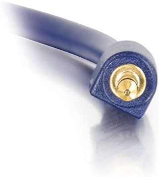 Стереокабель C2G 40602 Скоростта 3.5 мм M/M, Aux кабел, Синьо (6 Фута, 1,82 м)