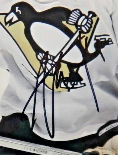 Джордан Staal Подписа Хокей снимка на Питсбърг Пингуинс 8x10 JSA COA - Снимки на НХЛ с автограф