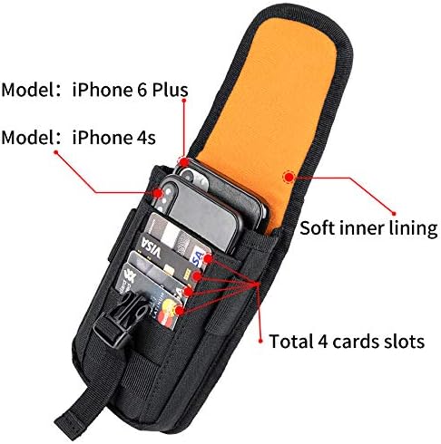 Тактически кобур-кобур за мобилен телефон IronSeals, поясная чанта за джаджи, bag-държач за колан Molle с нашивкой