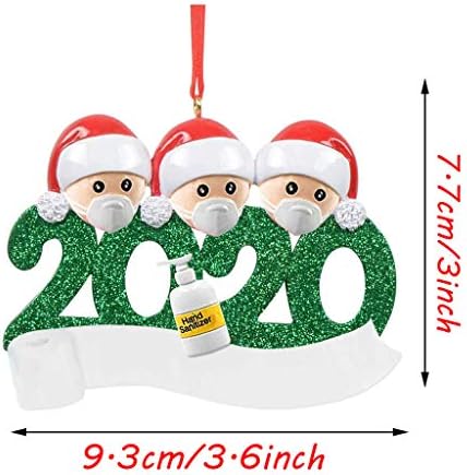 2020 С Коледна Украса, Персонални Оцелелите Семейни Украса за Коледните празници с дръжка 2 МЛ