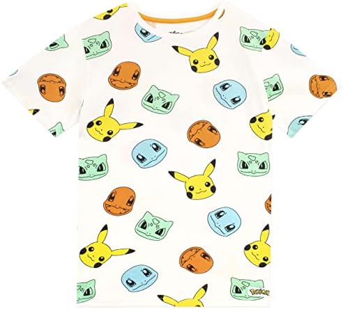 Тениска за момчета с покемонами, Чармандером Сквиртлом и Пикачу, 2 опаковки за деца
