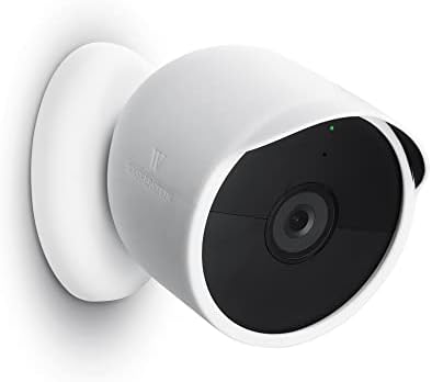 Защитен калъф Wasserstein, съвместим с Google Nest Cam Outdoor или Indoor Силиконов калъф за батерия защита за вашата камера