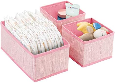 Тъканни Кутии-Организаторите mDesign от 3 теми, Скрин за детската стая, Шкаф, Рафт, Организиране на игри стая, за Съхранение
