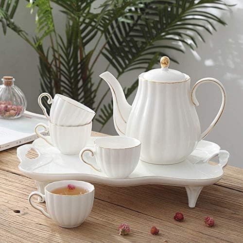 Чай от 6 теми, Европейският Чай, Керамични и Порцеланови Чаши за Чай, Комплекти, Чаши, Комплект За 4 човека,