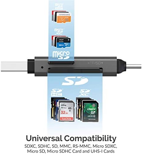 Многопортовый hub iMac Sabrent + четец на карти памет, USB 3.0 и USB Type-C OTG
