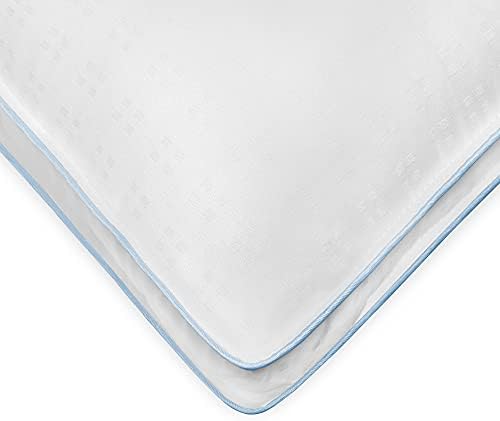 Възглавница за двойно легло Luxury Suite от смес от влакна и гелевых мъниста, 1 бр (опаковка от 1 броя), бял
